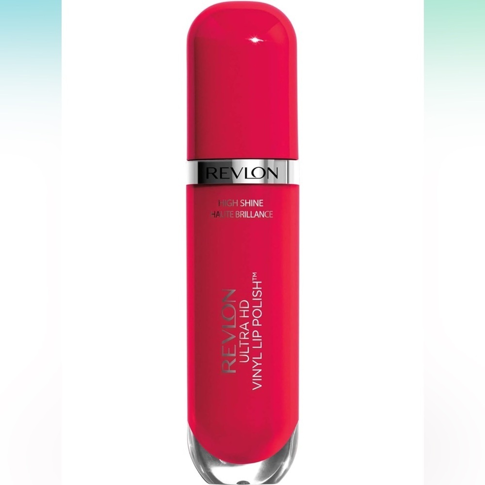 Revlon Ultra HD Vinyl Lip Polish - 910 Cherry on Top, High Shine Red